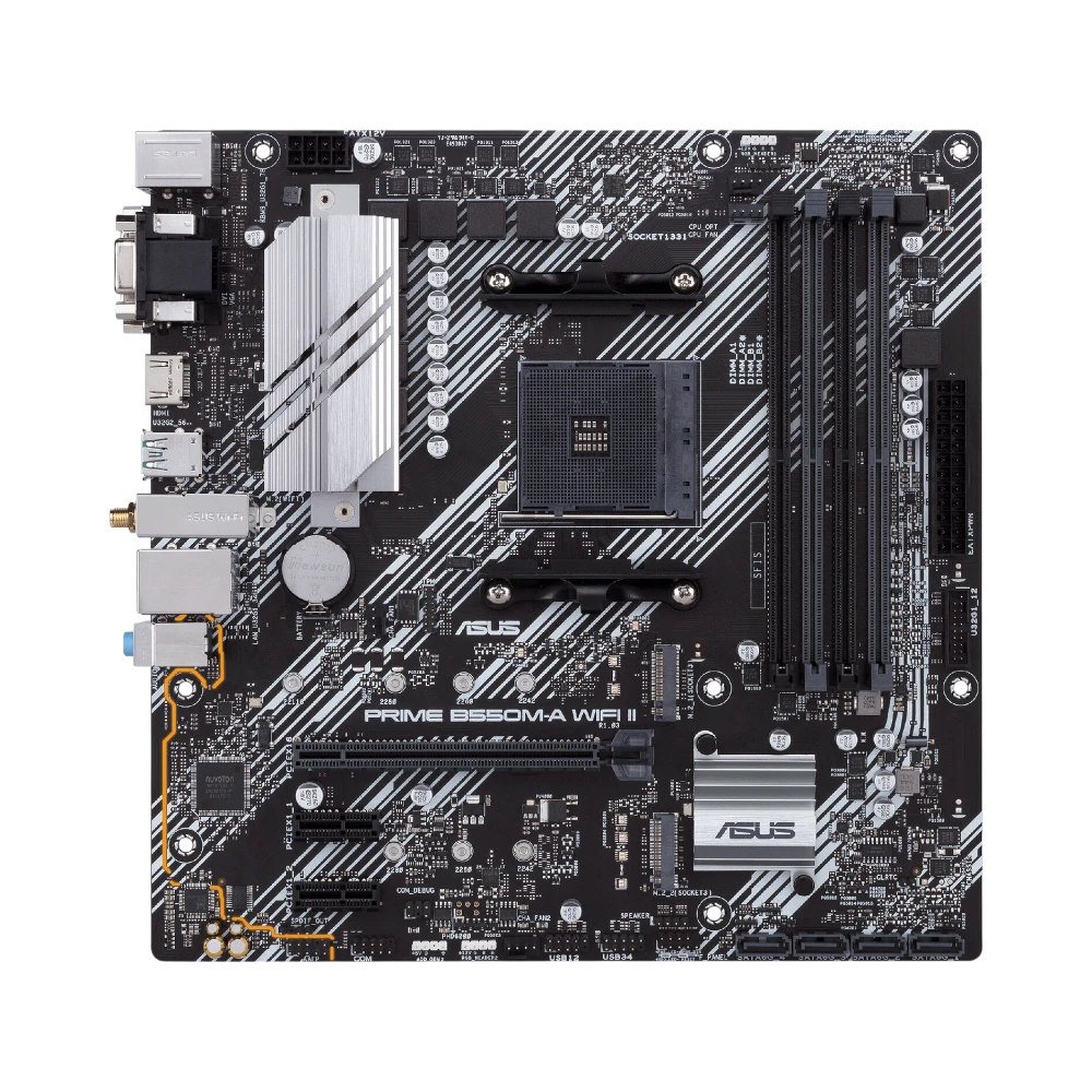 ASUS PRIME B550M-A WIFI II Micro-ATX DDR4 Motherboard — Being Shipped