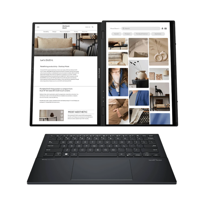 ASUS Zenbook DUO UX8406 14" Multi-Touch Notebook, Intel Core Ultra 7 155H, 16GB RAM, 1TB SSD — Being Shipped