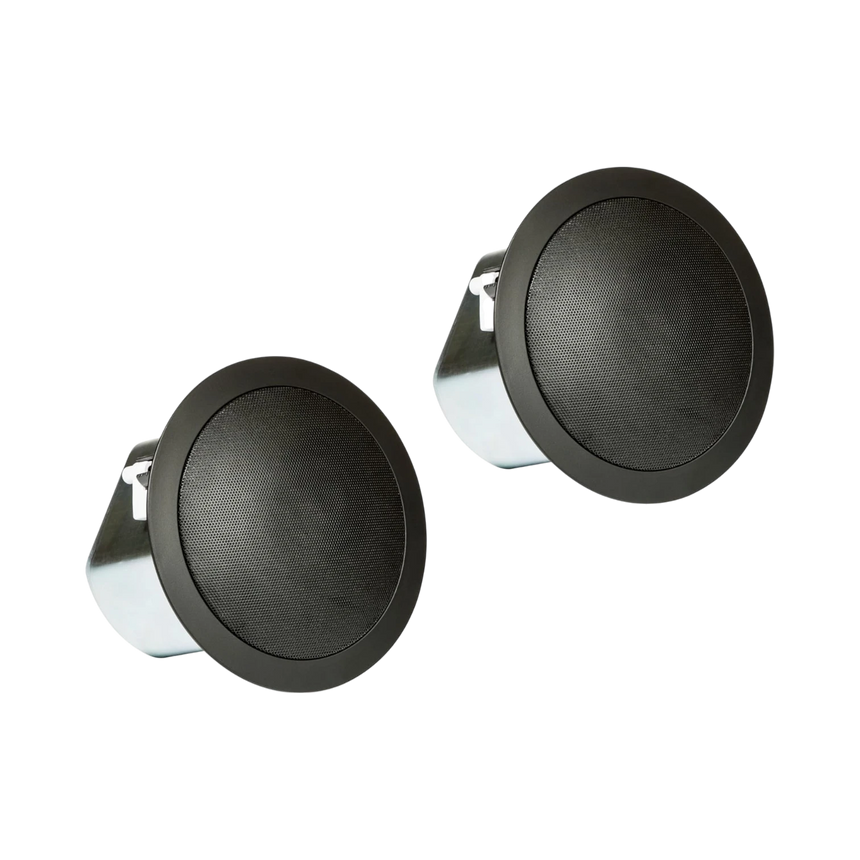 JBL Control 12C/T Professional Series 3" 40W Passive Ceiling Loudspeaker (Pair, Black) — Being Shipped