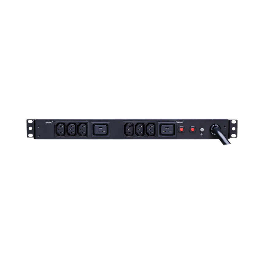 CyberPower PDU30BHVT8R Basic PDU, 208-230V/30A (Derated to 24A), 8 Outlets, 10ft Power Cord, 1U Rackmount — Being Shipped