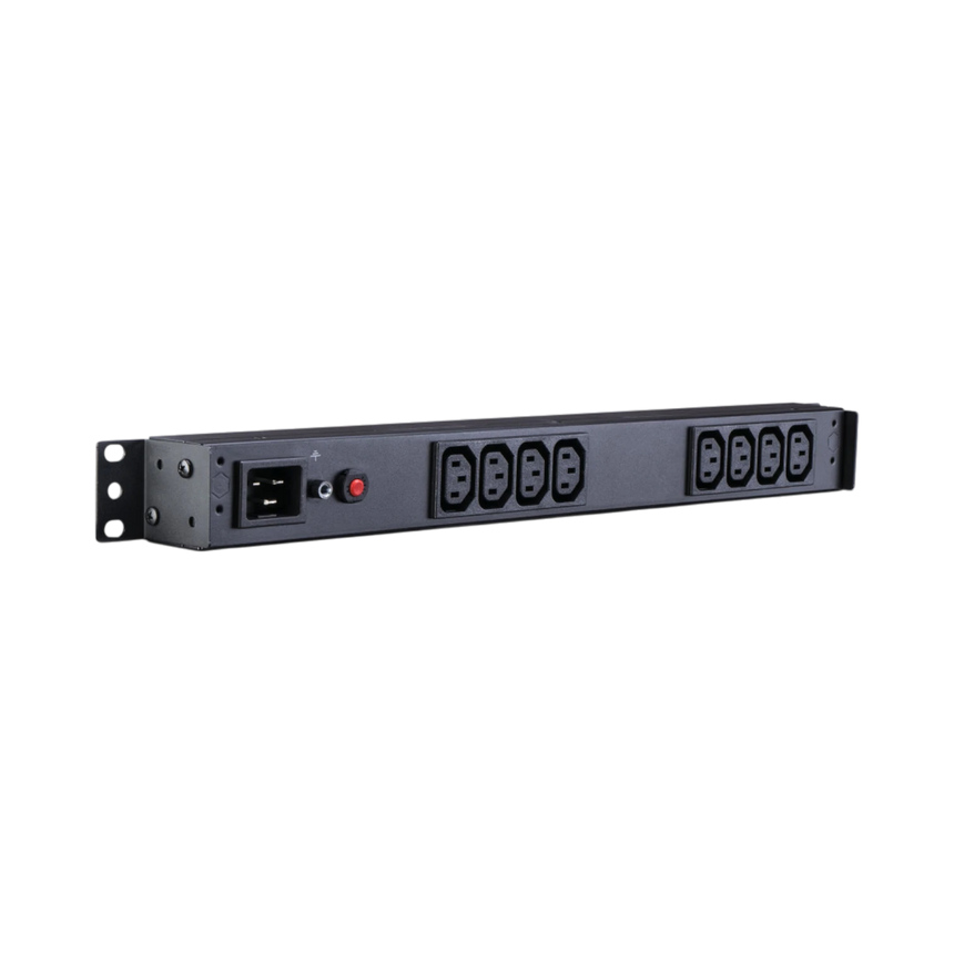 CyberPower PDU (20A)16A/208-230/50/60Hz/IEC-320 C20 Plug,8-Out IEC-320 C13(Rear)/ Rackmount 1U,10' Cord — Being Shipped