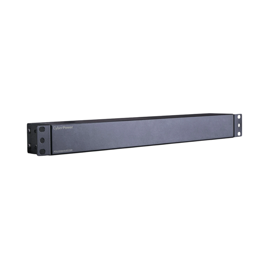 CyberPower PDU (20A)16A/208-230/50/60Hz/IEC-320 C20 Plug,8-Out IEC-320 C13(Rear)/ Rackmount 1U,10' Cord — Being Shipped