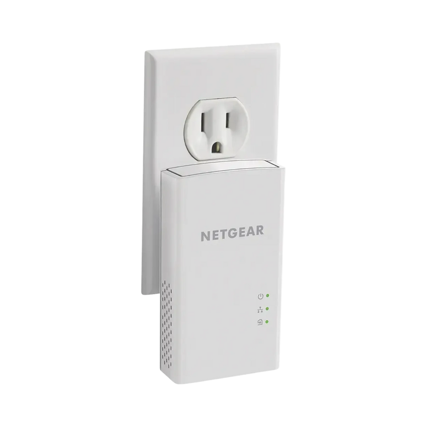 NETGEAR Powerline adapter Kit, 1200 Mbps Wall-plug, 1.2 Gigabit Ethernet Ports — Being Shipped