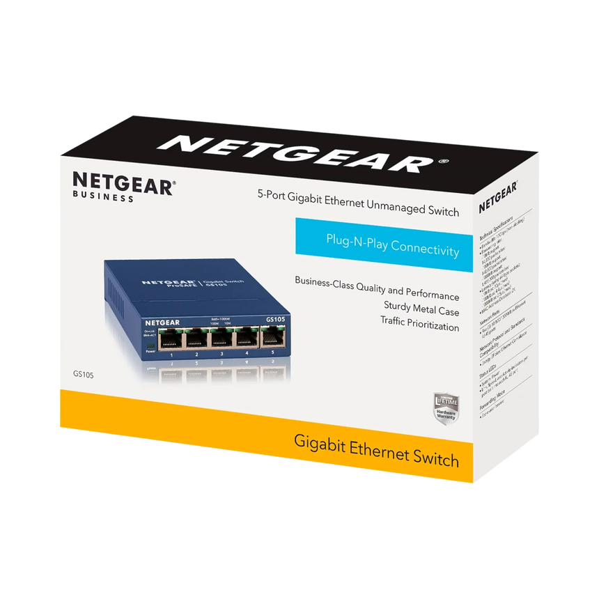 NETGEAR ProSafe 5-Port Gigabit Desktop Switch — Being Shipped