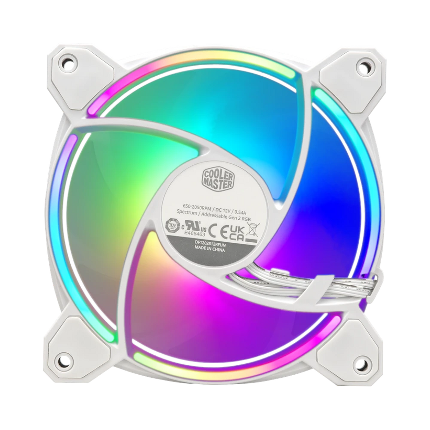 Cooler Master MasterFan MF120 HALO² Case Fan (White) — Being Shipped