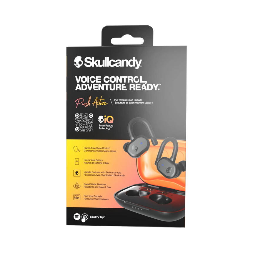 Skullcandy Push Active True Wireless In-Ear Headphones (Black/Orange) — Being Shipped