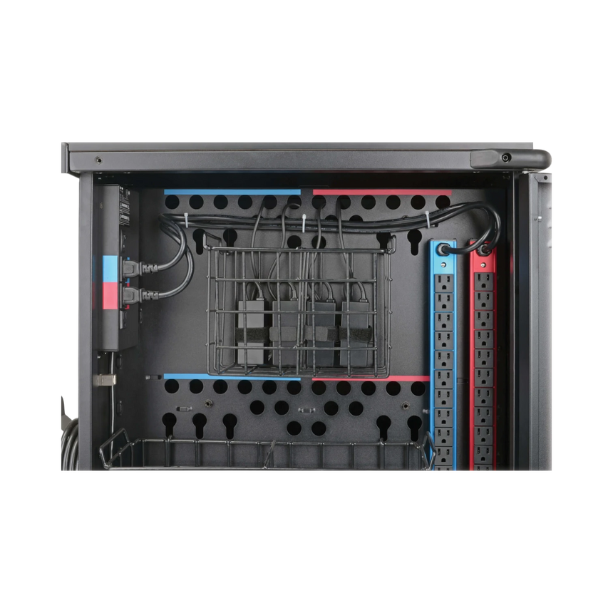 Eaton 48-Device AC Mobile Charging Cart For Laptops & Chromebooks, 120V, NEMA 5-15P, 10 ft. (3.05 m) Cord, Black — Being Shipped