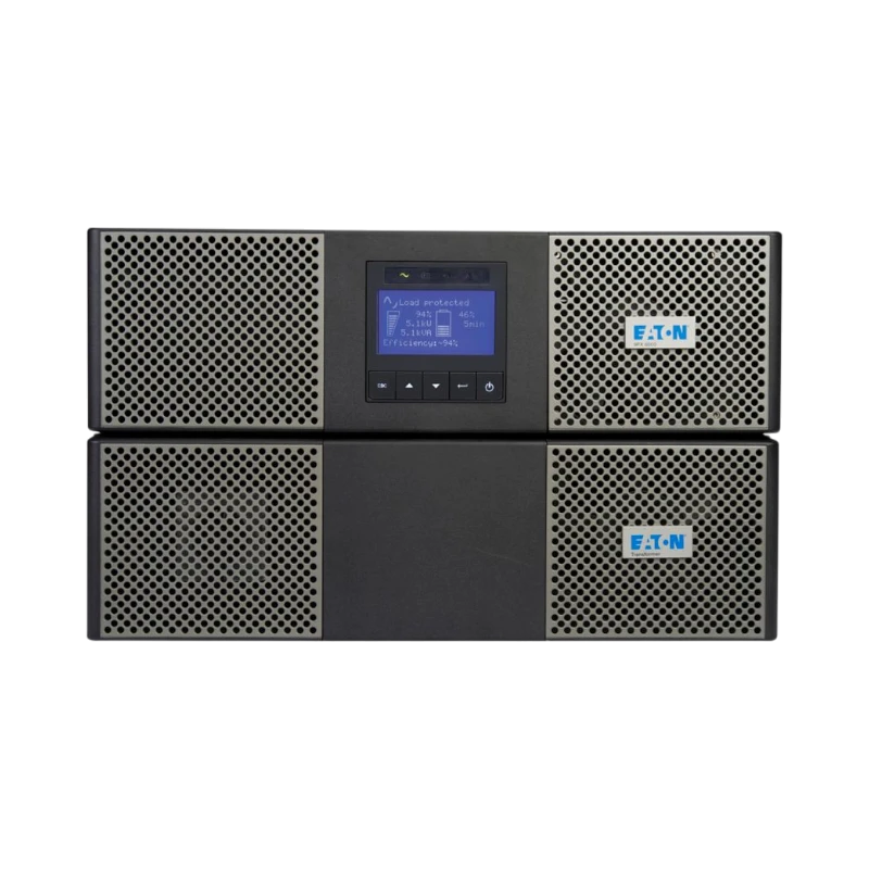 Eaton 9PX UPS, Network Card Included, 6U, 5000 VA, 4500 W, Hardwired Input, Outputs: Hardwired, 120/240V — Being Shipped