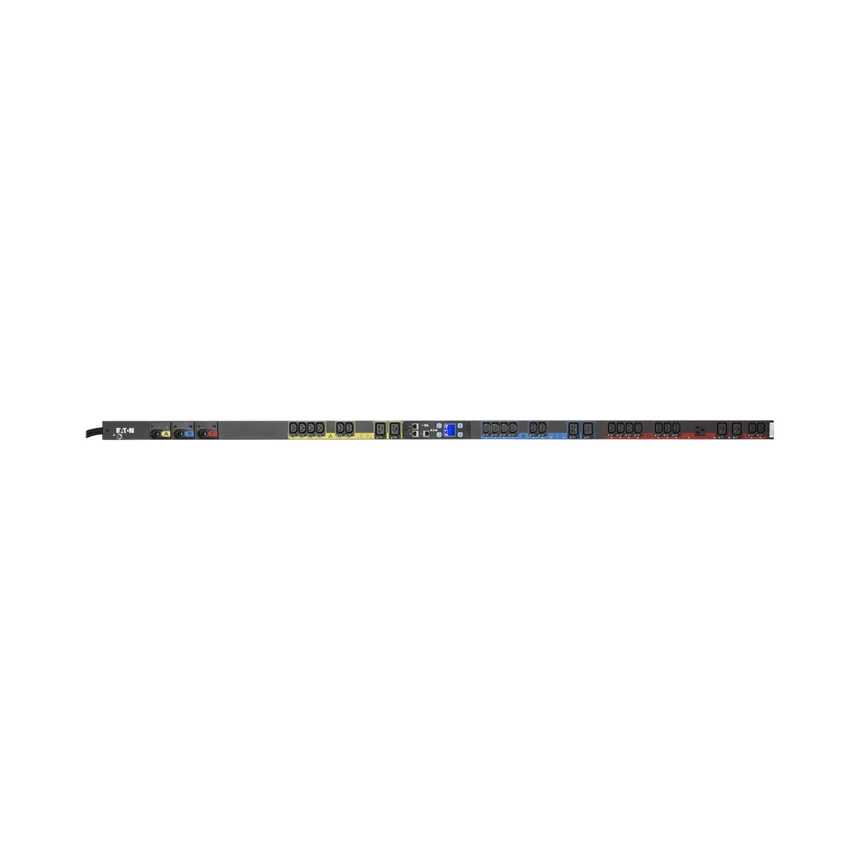 Eaton Managed PDU, 3PH, 0U, L21-30P Input, 10ft Cord, 8.64kW, 24A, 120/208V, 28 Outlets (21) C13 (6) C19 (1) 5-20R, TAA — Being Shipped