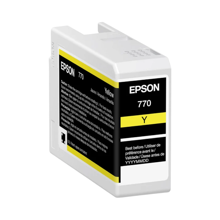 Epson 770 UltraChrome PRO10 Yellow Ink Cartridge (25mL) — Being Shipped