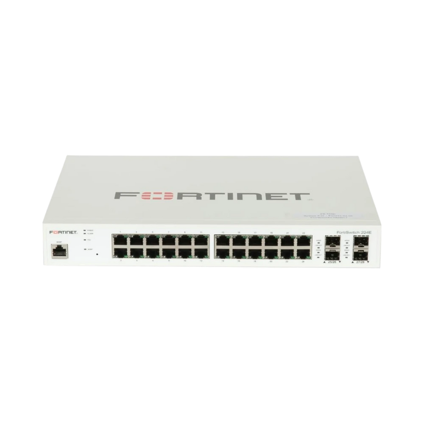 Fortinet FortiSwitch 224E 24 Ports Rack-Mountable Managed Switch — Being Shipped