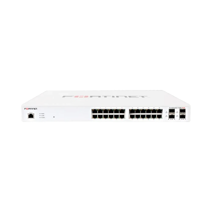 Fortinet FortiSwitch 24 PoE+ & 4 Gigabit SFP Ports Rack Mountable Managed Switch — Being Shipped