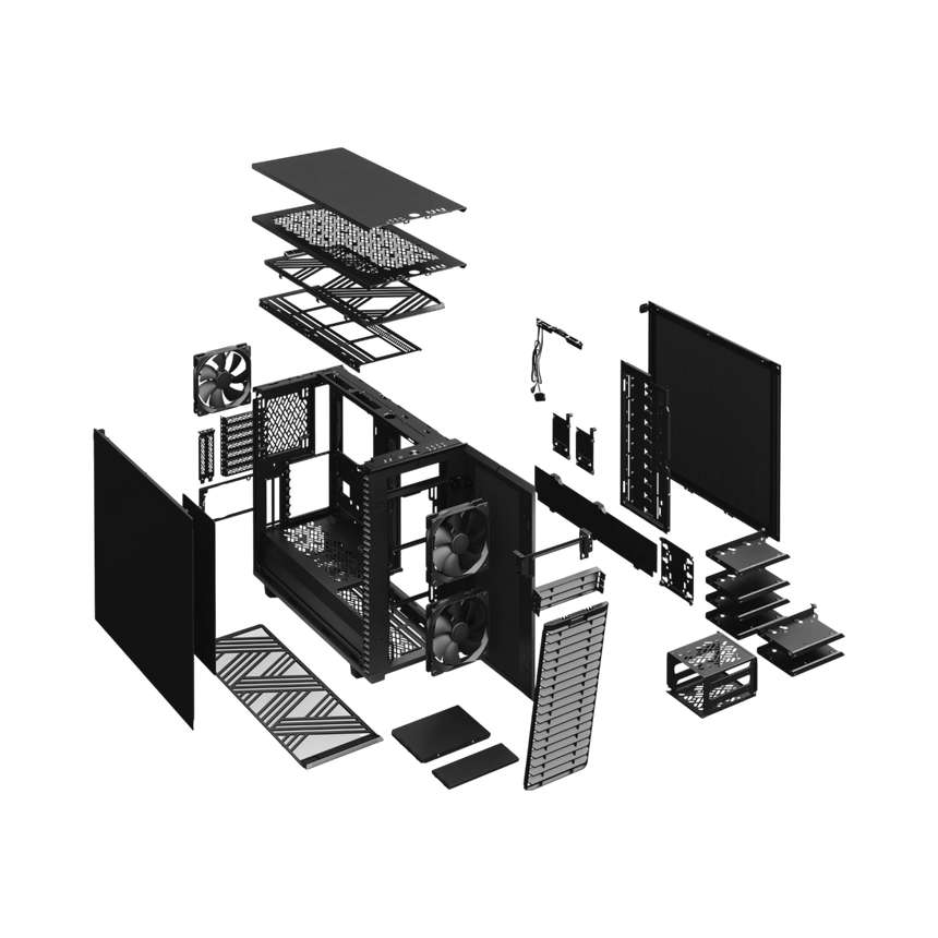 Fractal Design Define 7 Mid-Tower Case (Black) — Being Shipped