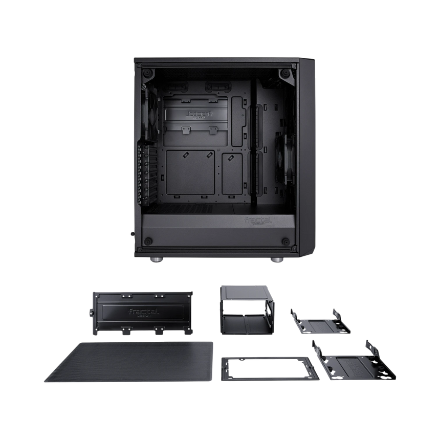 Fractal Design Meshify C Mid-Tower Case (Black Solid) — Being Shipped