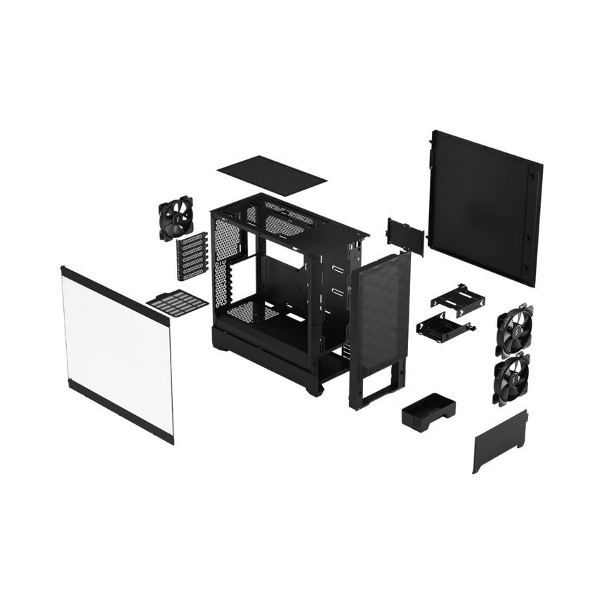 Fractal Design Pop Air Mid-Tower Case (Black with Tempered Glass Window) — Being Shipped