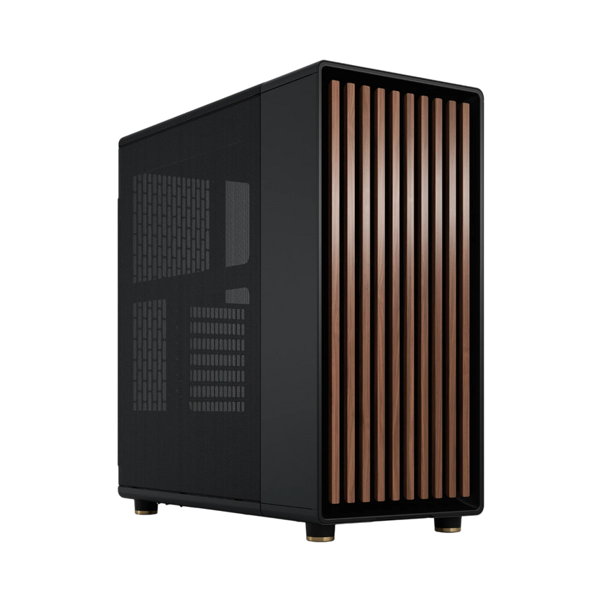 Fractal Design North Mid-Tower Case with Mesh Side Panel (Charcoal Black) — Being Shipped