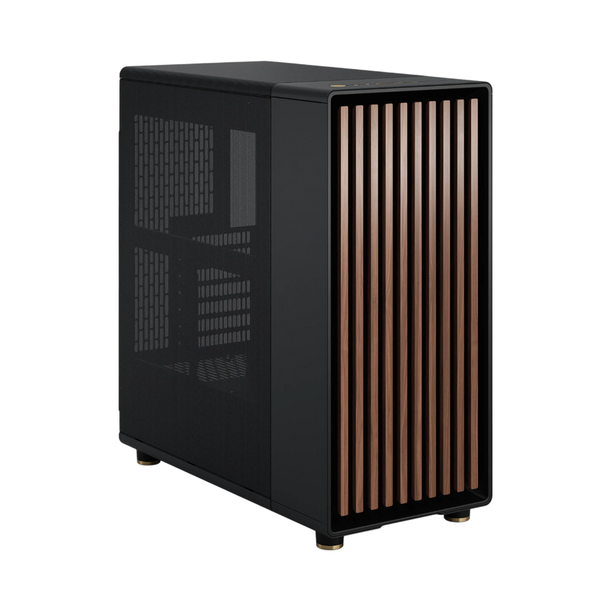 Fractal Design North Mid-Tower Case with Mesh Side Panel (Charcoal Black) — Being Shipped