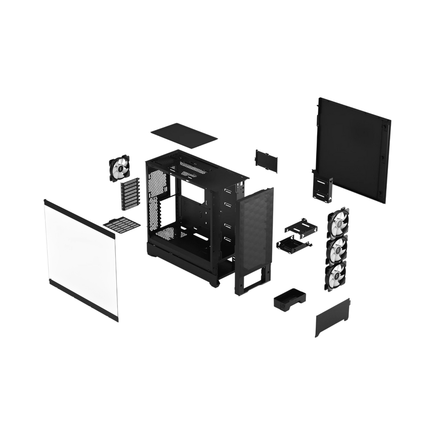 Fractal Design Pop XL Air Full Tower Case (Black, Tempered Clear Glass) — Being Shipped