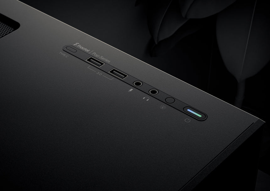 Fractal Design Pop XL Air Full Tower Case (Black, Tempered Clear Glass) — Being Shipped