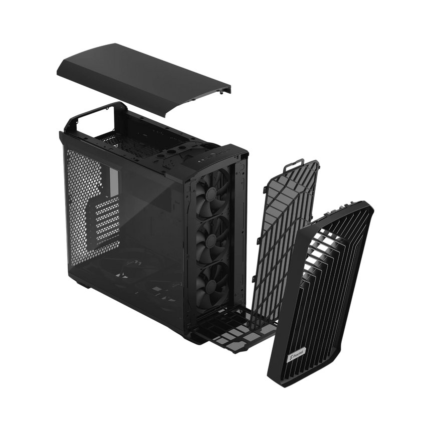 Fractal Design Torrent Mid-Tower Case (Black, Light Tinted Tempered Glass) — Being Shipped