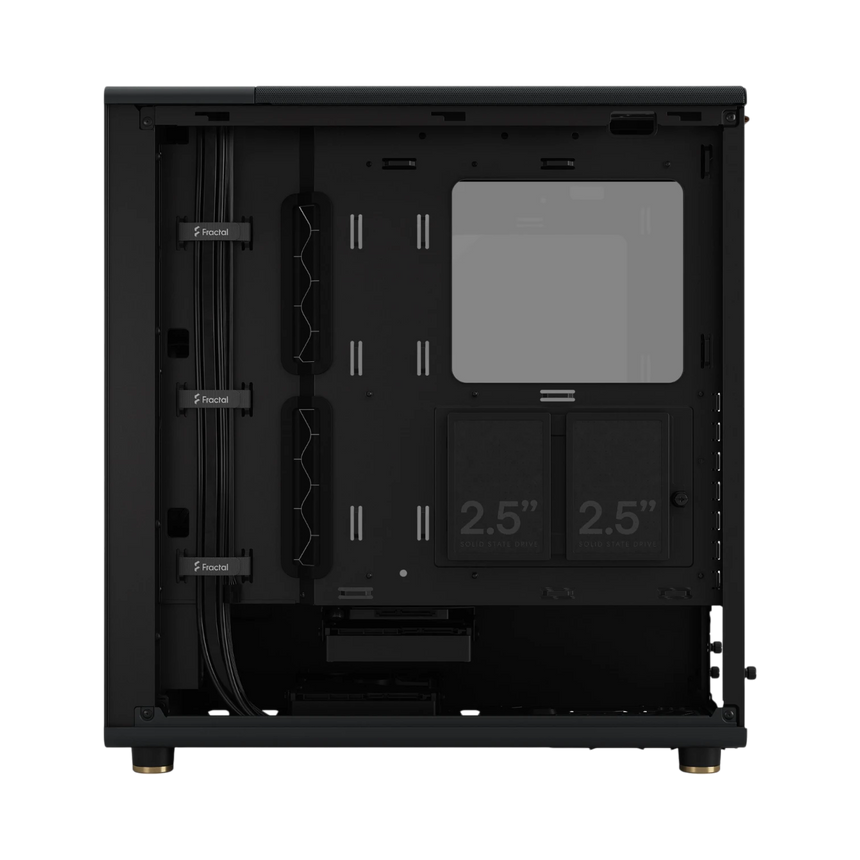 Fractal Design North Mid-Tower Case (Charcoal Black, Dark Tinted Glass) — Being Shipped