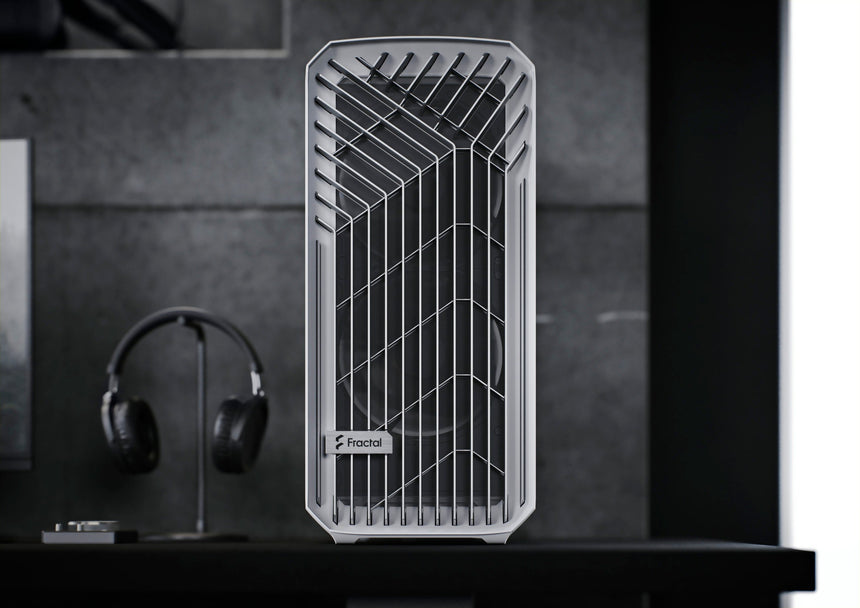 Fractal Design Torrent Mid-Tower Case (White, Clear Tempered Glass) — Being Shipped