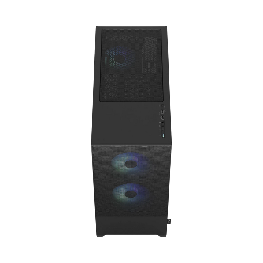 Fractal Design Pop Air RGB Mid-Tower Case (Black Tempered Glass, Clear Tint) — Being Shipped