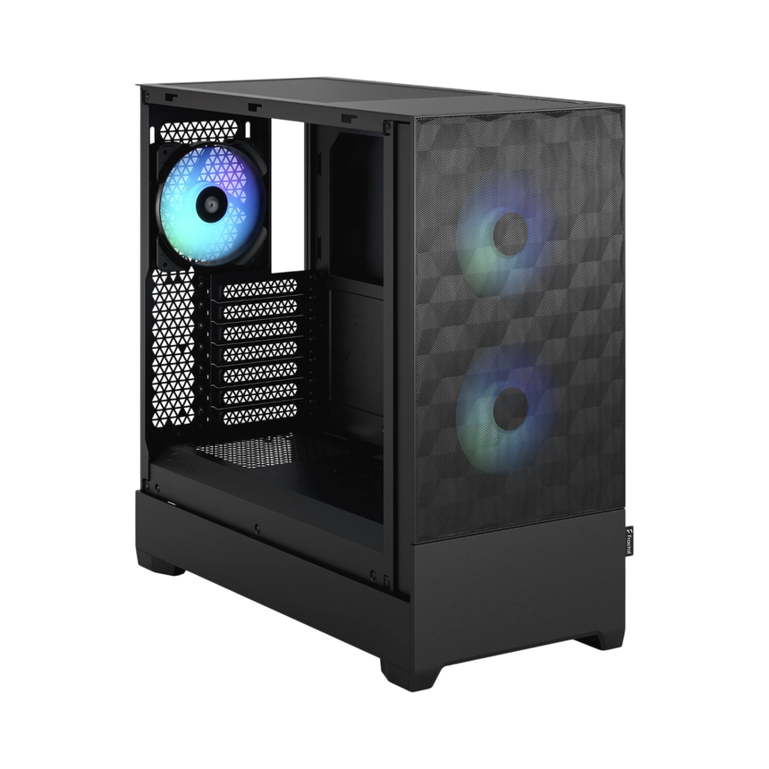 Fractal Design Pop Air RGB Mid-Tower Case (Black Tempered Glass, Clear Tint) — Being Shipped