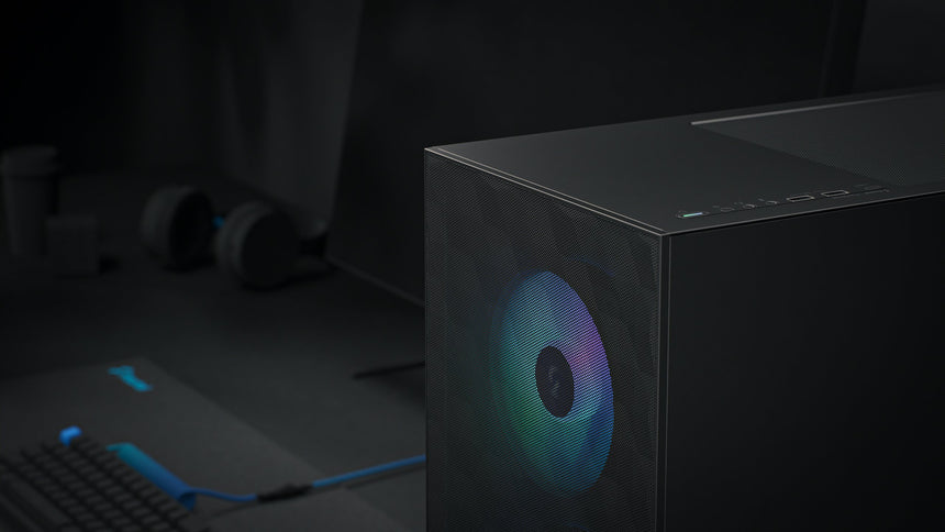 Fractal Design Pop Air RGB Mid-Tower Case (Black Tempered Glass, Clear Tint) — Being Shipped