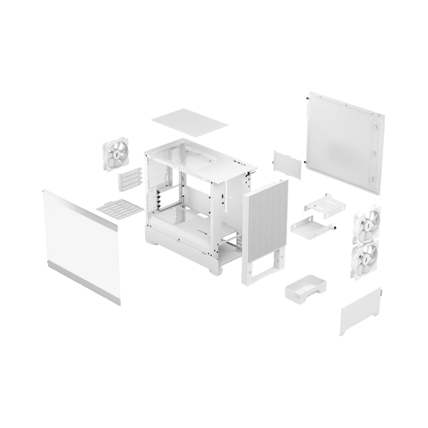 Fractal Design Pop Mini Air Case (White, Clear Glass) — Being Shipped