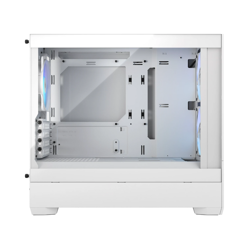 Fractal Design Pop Mini Air Case (White, Clear Glass) — Being Shipped