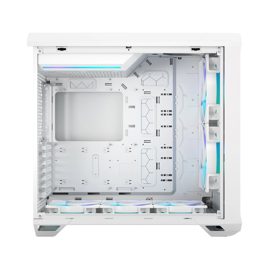 Fractal Design Torrent RGB Mid-Tower Case (White, Clear Tempered Glass) — Being Shipped