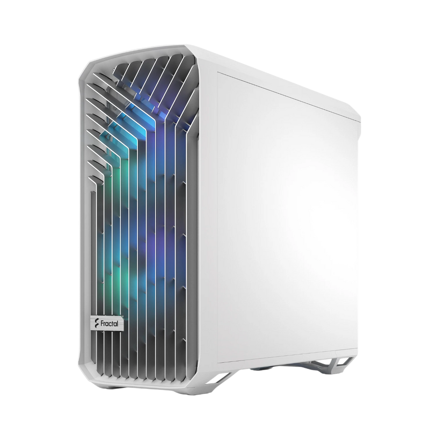 Fractal Design Torrent RGB Mid-Tower Case (White, Clear Tempered Glass) — Being Shipped