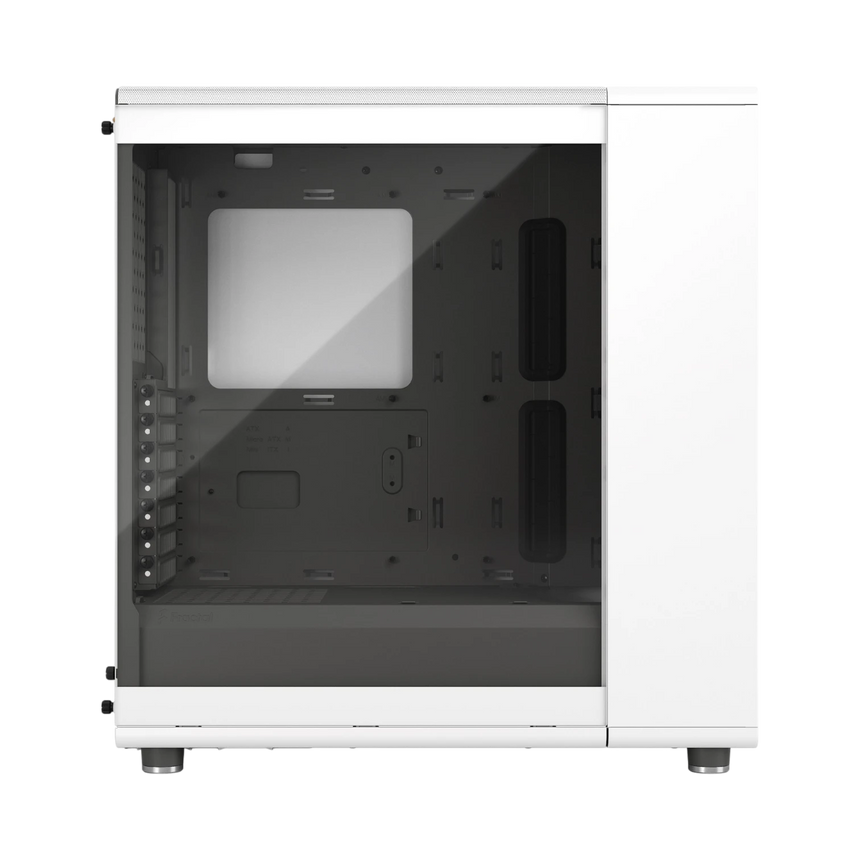 Fractal Design North Mid-Tower Case (Chalk White, Clear Glass) — Being Shipped