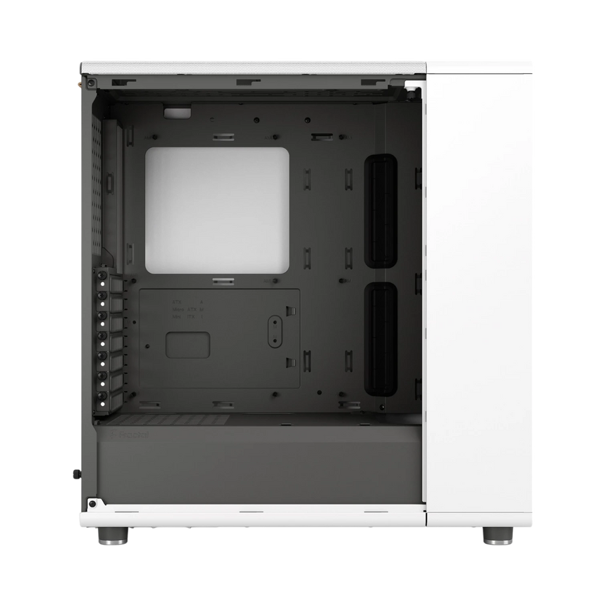 Fractal Design North Mid-Tower Case (Chalk White, Clear Glass) — Being Shipped