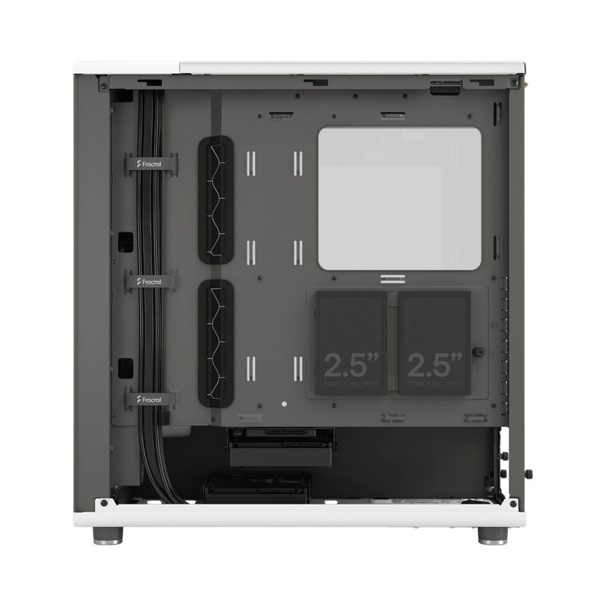 Fractal Design North Mid-Tower Case (Chalk White, Clear Glass) — Being Shipped