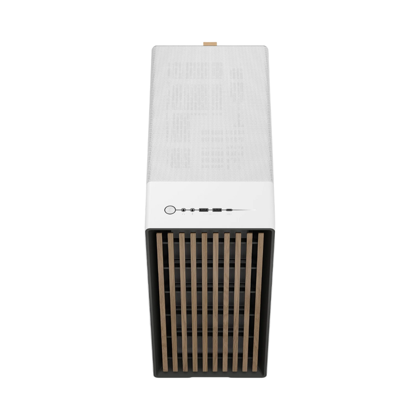 Fractal Design North Mid-Tower Case (Chalk White, Clear Glass) — Being Shipped