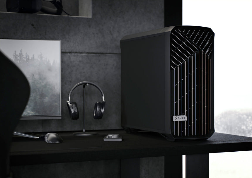 Fractal Design Torrent Mid-Tower Case (Black, Solid Steel Side Panel) — Being Shipped