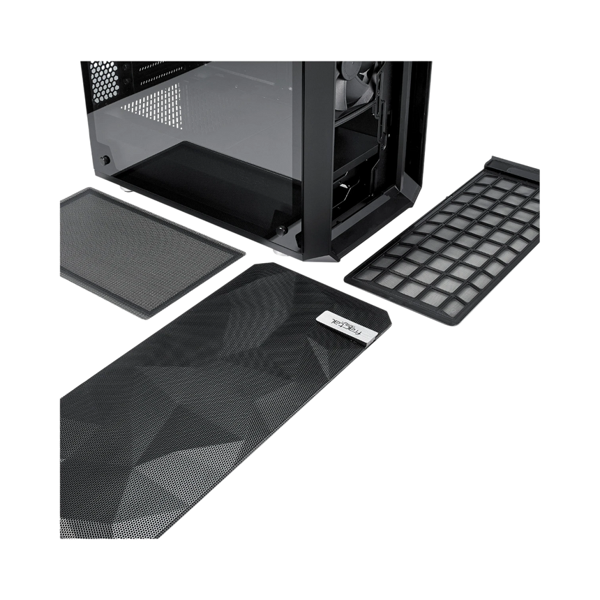 Fractal Design Meshify C Mid-Tower Case (Tempered Glass, Black) — Being Shipped