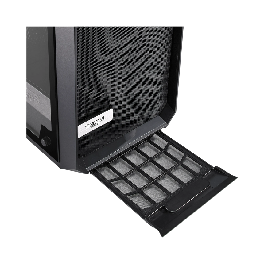 Fractal Design Meshify C Mid-Tower Case (Tempered Glass, Black) — Being Shipped