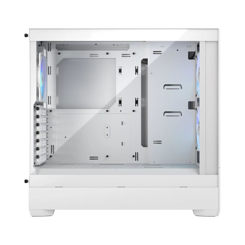 Fractal Design Pop Air RGB Mid-Tower Case (White Tempered Glass, Clear Tint) — Being Shipped