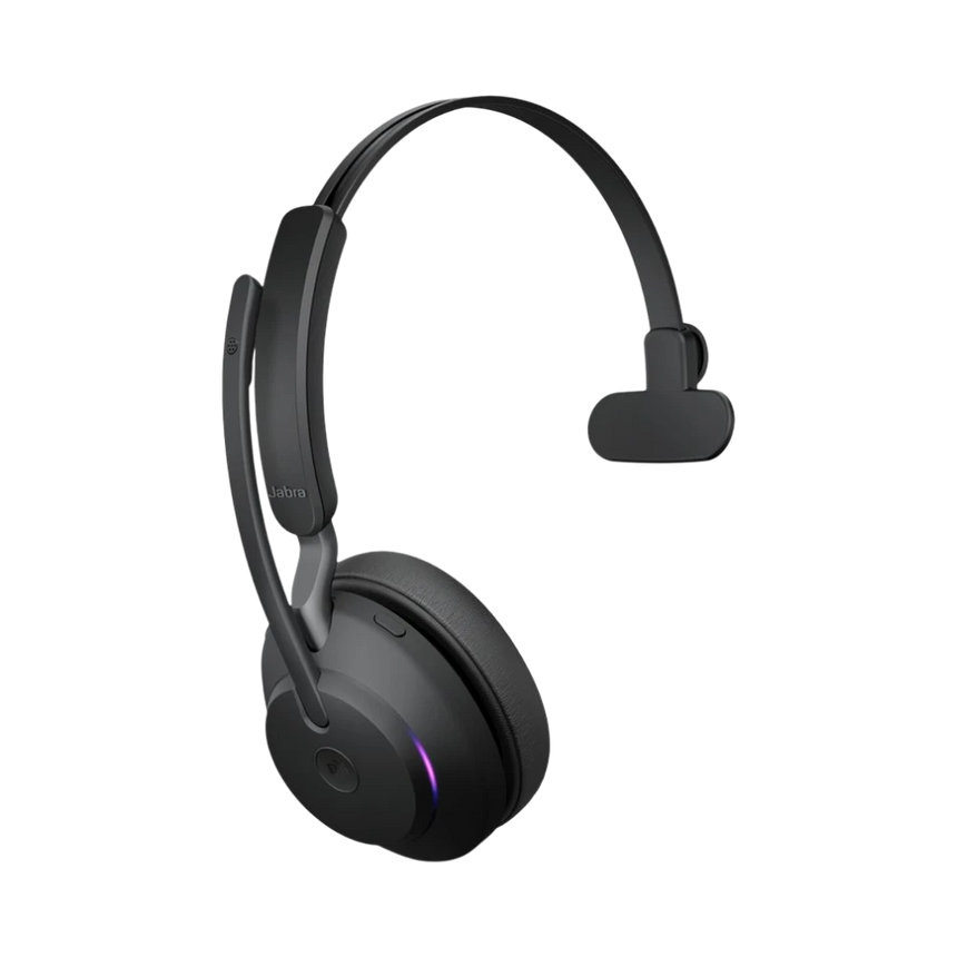 Jabra Evolve2 65 Mono Wireless On-Ear Headset (Microsoft Teams, USB Type-A, Black) — Being Shipped