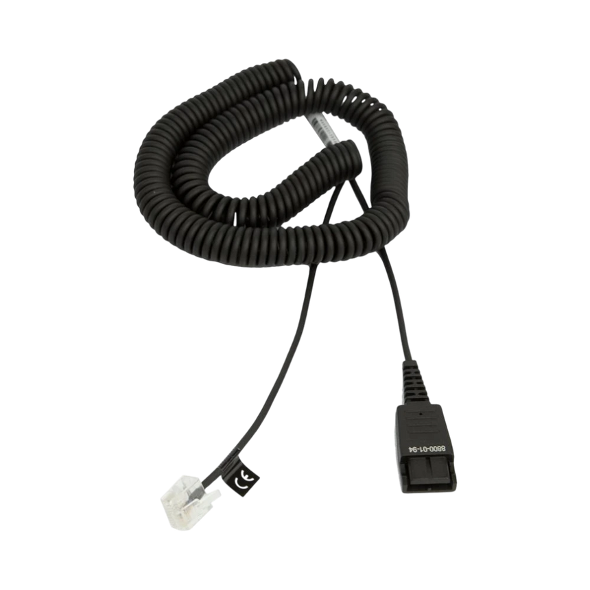 Jabra Adapter QD to RJ-45 Coilded Cord — Being Shipped