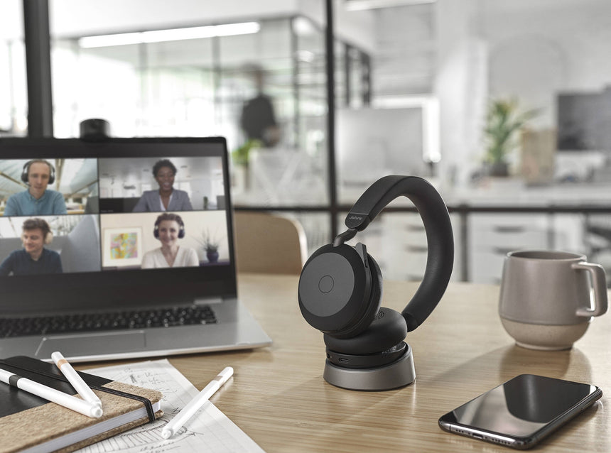 Jabra Evolve2 75 UC Wireless Noise-Canceling Headset (Black) — Being Shipped