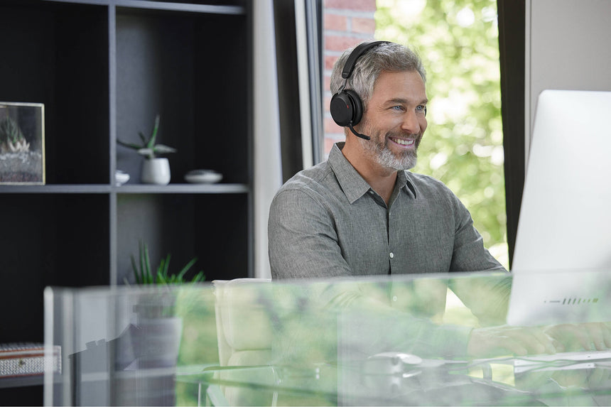 Jabra Evolve2 75 UC Wireless Noise-Canceling Headset (Black) — Being Shipped