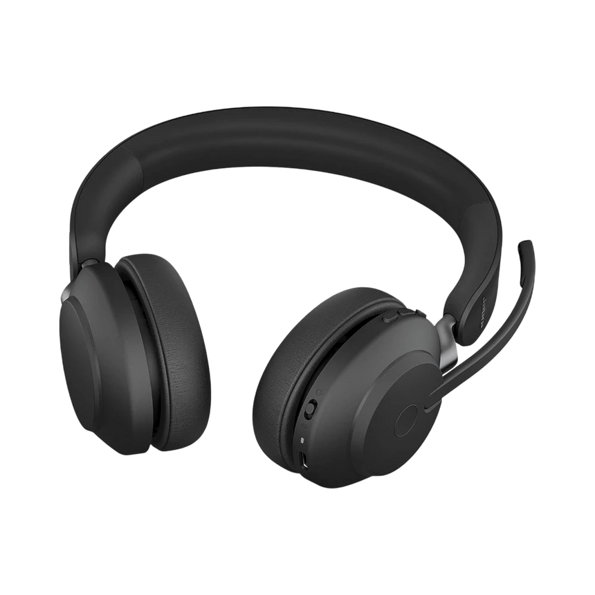 Jabra Evolve2 65 Stereo Wireless On-Ear Headset with Stand (Microsoft Teams, USB Type-C, Black) — Being Shipped