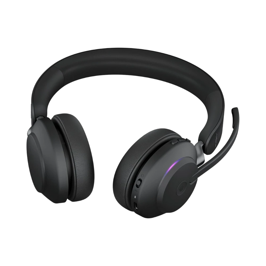 Jabra Evolve2 65 Stereo Wireless On-Ear Headset (Unified Communication, USB Type-C, Black) — Being Shipped