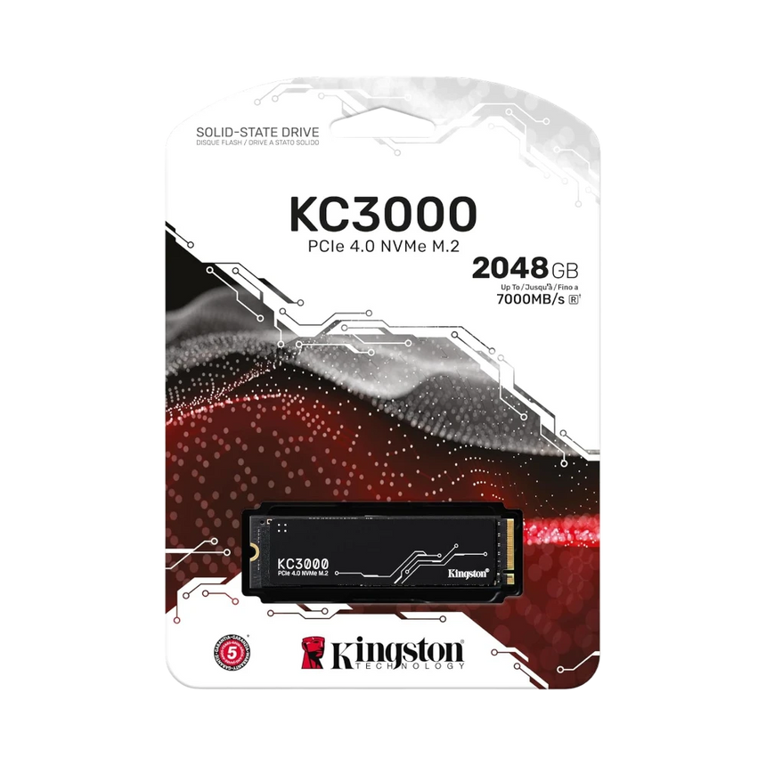 Kingston KC3000 2048GB M.2 2280 PCIe 4.0 NVMe M.2 SSD — Being Shipped