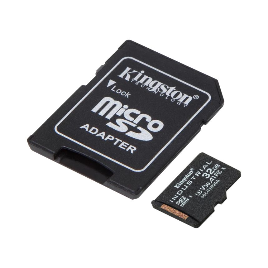 Kingston Industrial microSDHC 32GB C10 A1 pSLC Card with SD Adapter — Being Shipped