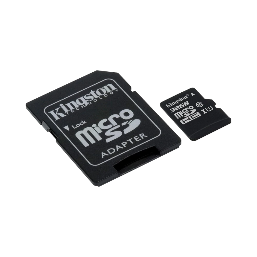 Kingston Digital microSDHC Class 10 UHS-1 32GB 30MB/s Memory Card with SD Adapter — Being Shipped